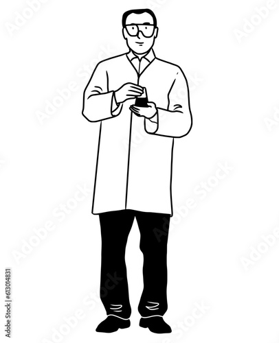 Scientist Do Experiment. An experiment is a procedure carried out to support or refute a hypothesis, or determine the efficacy or likelihood of something previously untried