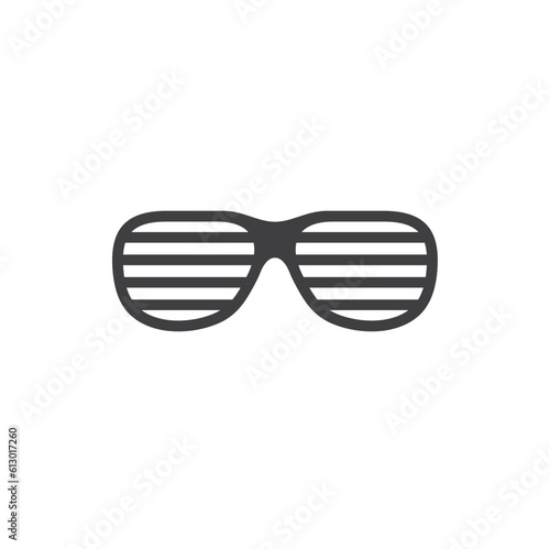 illustration of party glasses, vector art.