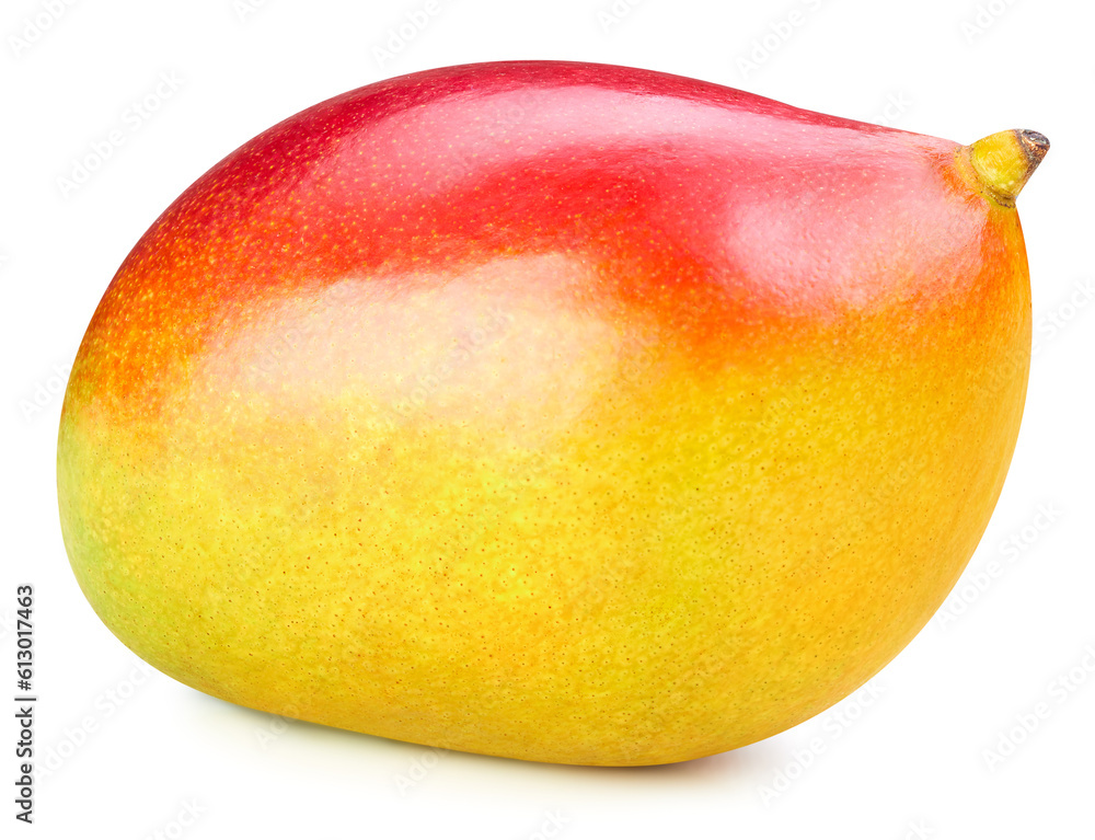 Obraz premium Mango isolated on white Clipping Path