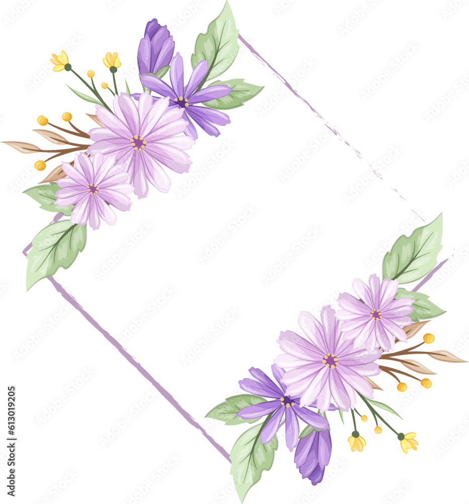flower frame design illustration flower frame design illustration
