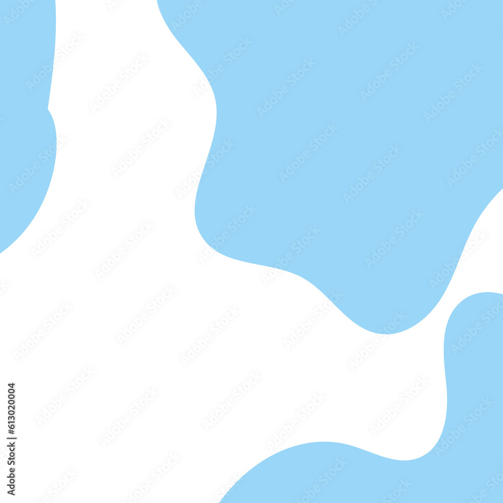 Blue Frame Corner Abstract Shapes Blue Frame Corner Abstract Shapes
