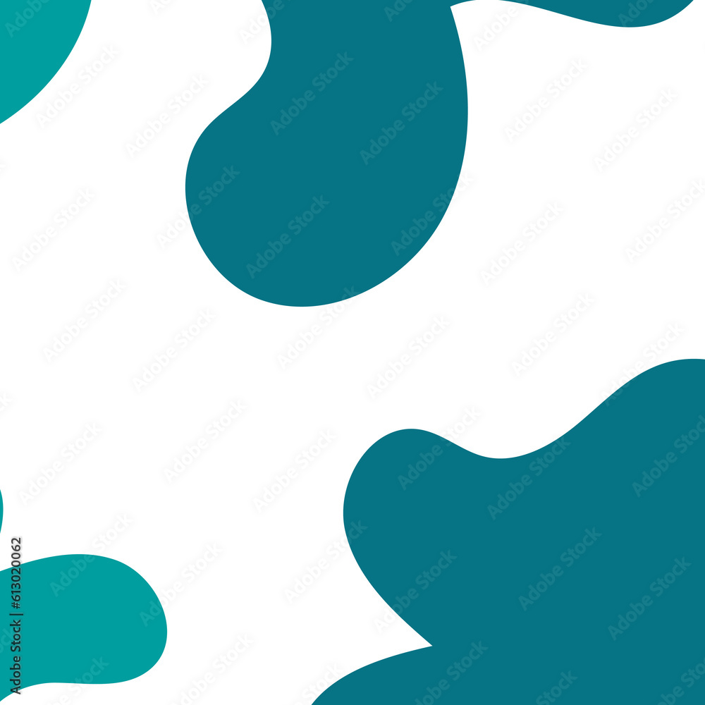 Blue Frame Corner Abstract Shapes Blue Frame Corner Abstract Shapes