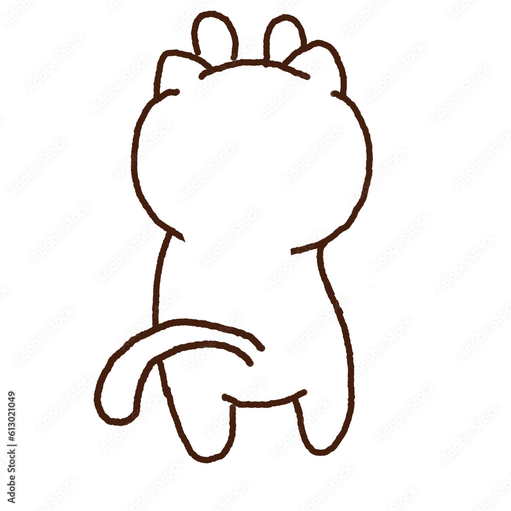 Cat hand drawn Cat hand drawn