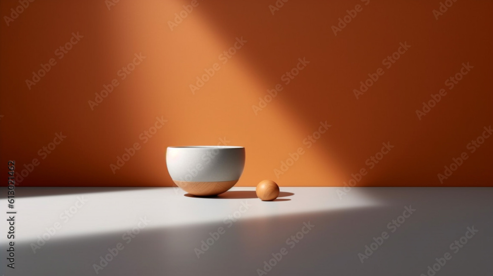 Obraz premium Generative AI, Focus on minimalistic compositions and clean lines