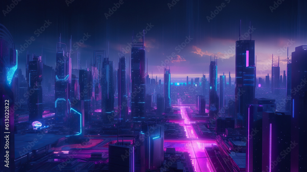 futurisc city background