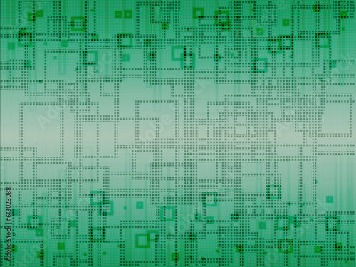 Cyber ​​background material (green)