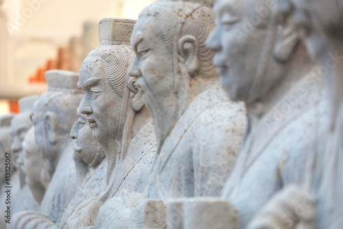 Tableau sur toile Nagasaki, Japan - Nov 28 2022: Confucius Shrine (Koshi-byo) built in 1893 by Nag
