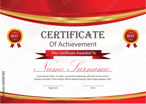 certificate new professional design 