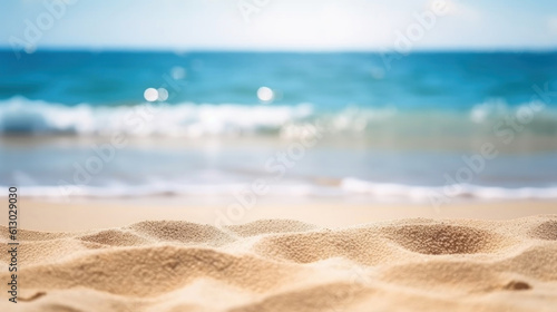 Seascape abstract beach background.