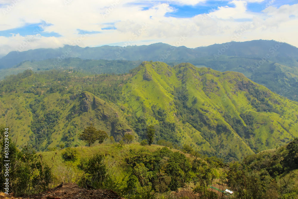 Mountain panoramic view in Ella, Sri Lanka Mountain panoramic view in Ella, Sri Lanka
