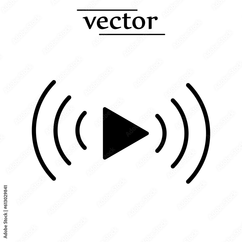 Live icon, Play symbol modern, simple, vector, icon for website design, mobile app..eps Live icon, Play symbol modern, simple, vector, icon for website design, mobile app..eps