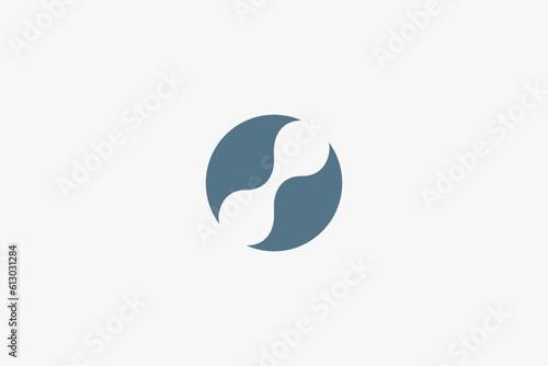 Illustration vector graphic of science molekul in circle. Good for logo