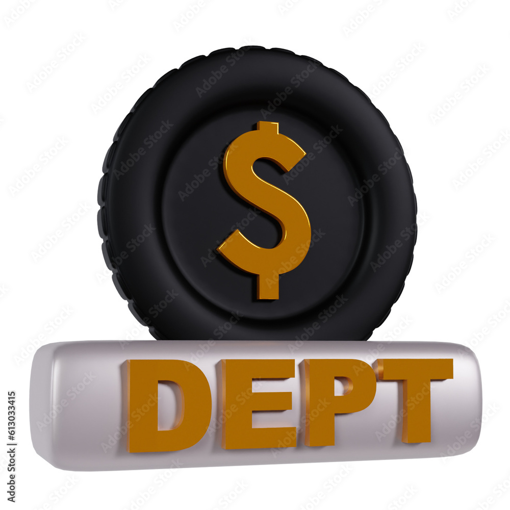 Obraz premium 3d finance element icons. 3d object for finance or business icons