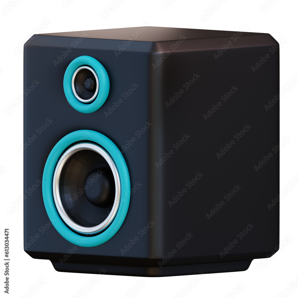 Obraz premium 3D Illustration Speaker 