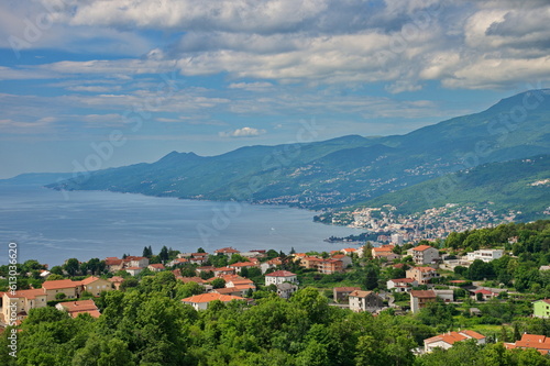 Scenic view of Mediterranean town in Croatia