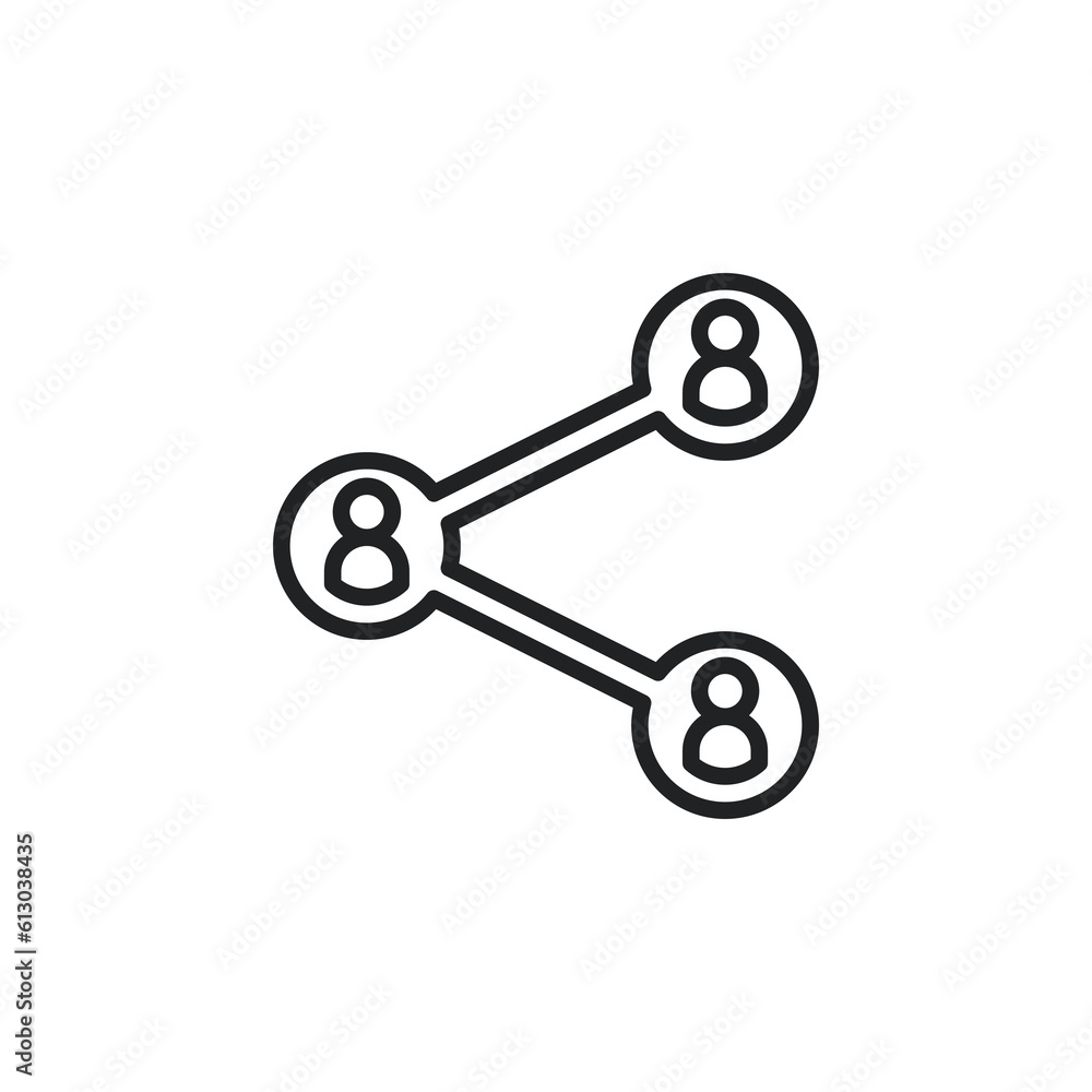 Share outline icons. Vector illustration. Isolated icon suitable for web, infographics, interface and apps. Share outline icons. Vector illustration. Isolated icon suitable for web, infographics, interface and apps.