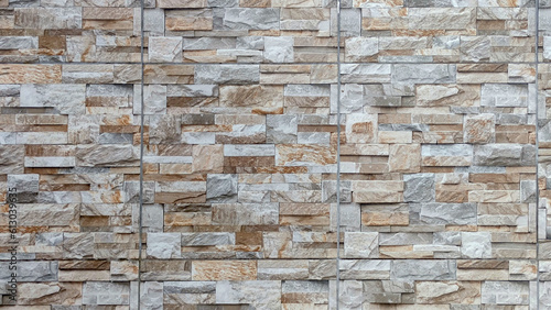 Photo of stone brick wall