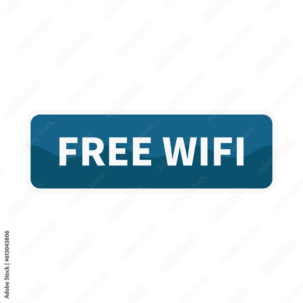 Free Wifi In Blue Duo Color And Rectangle Shape For Information
Free Wifi In Blue Duo Color And Rectangle Shape For Information