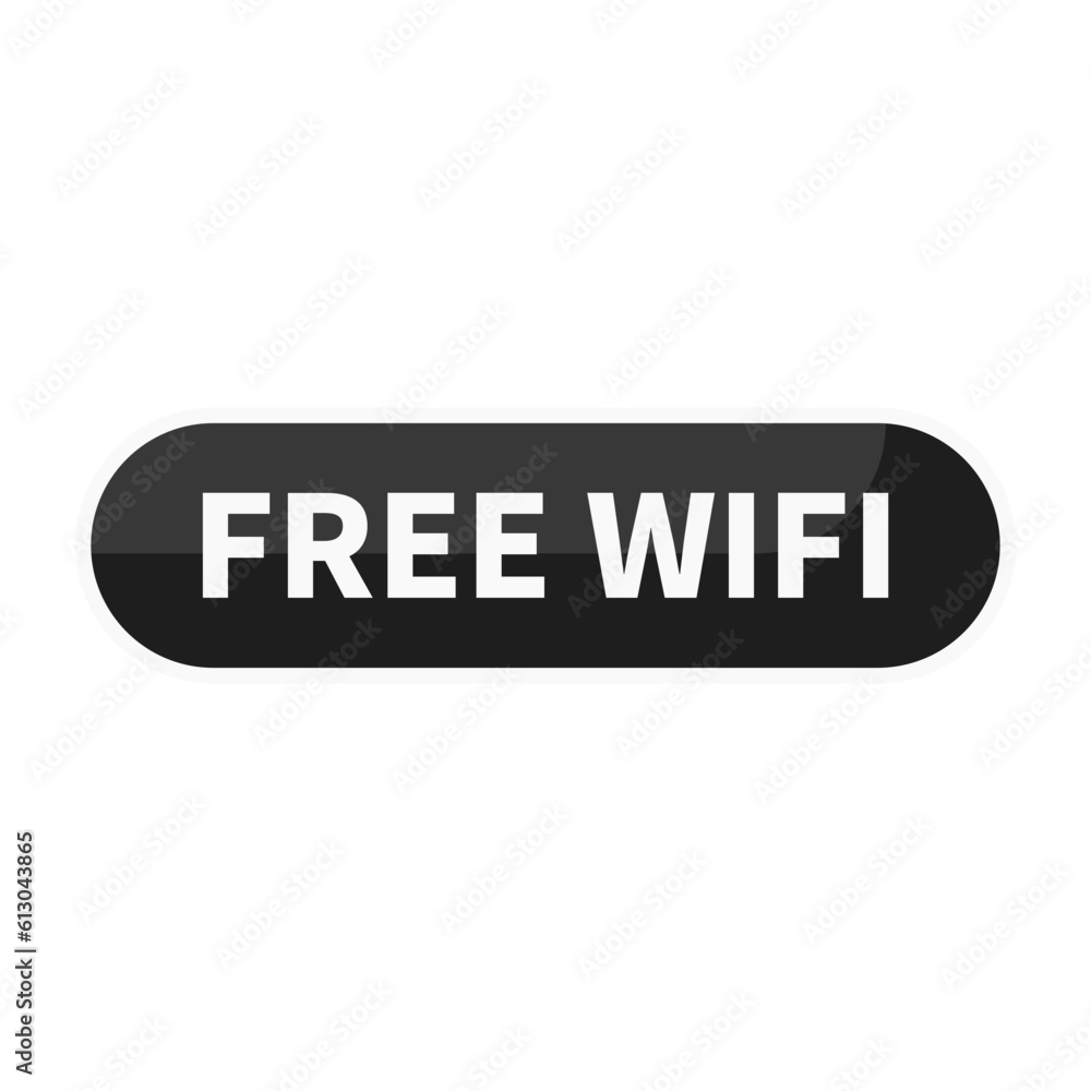 Free Wifi In Black Grey Color And Rounded Rectangle Shape For Information
Free Wifi In Black Grey Color And Rounded Rectangle Shape For Information