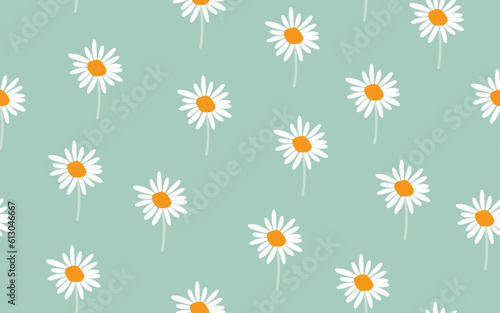 Ornamental Floral flower seamless pattern print vector illustration