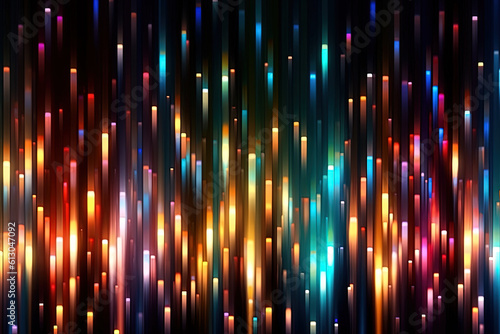 Abstract background with vertical lights