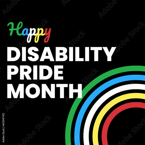 Banner for Disability Pride Month