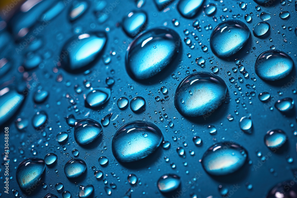 Close-up, water drops