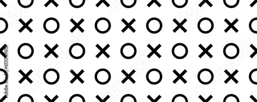 diagonal x o seamless pattern