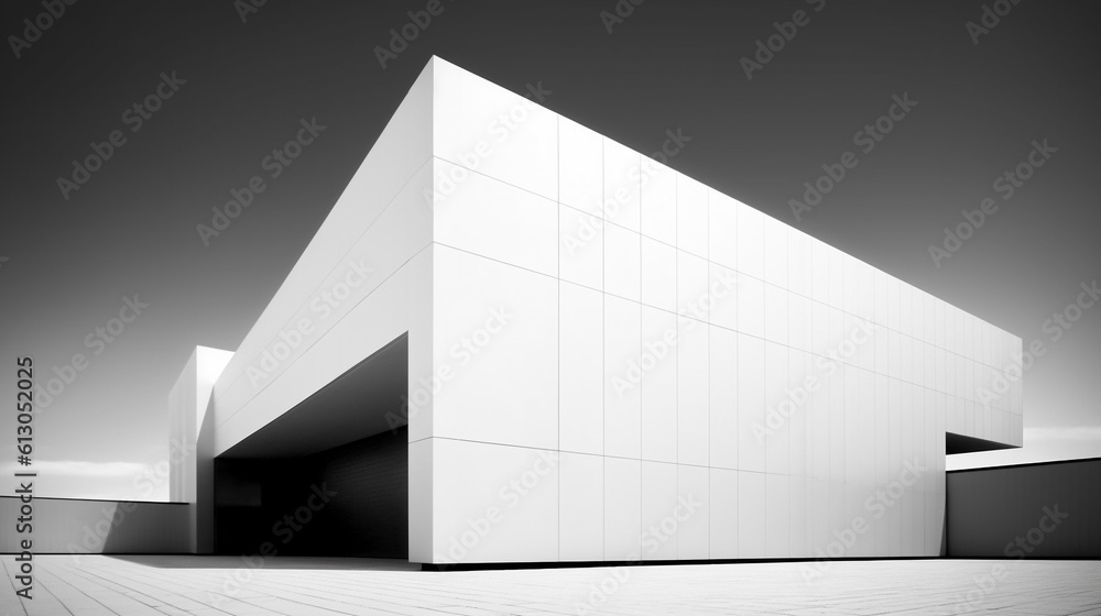 Fototapeta premium Generative AI, Symmetry in Simplicity