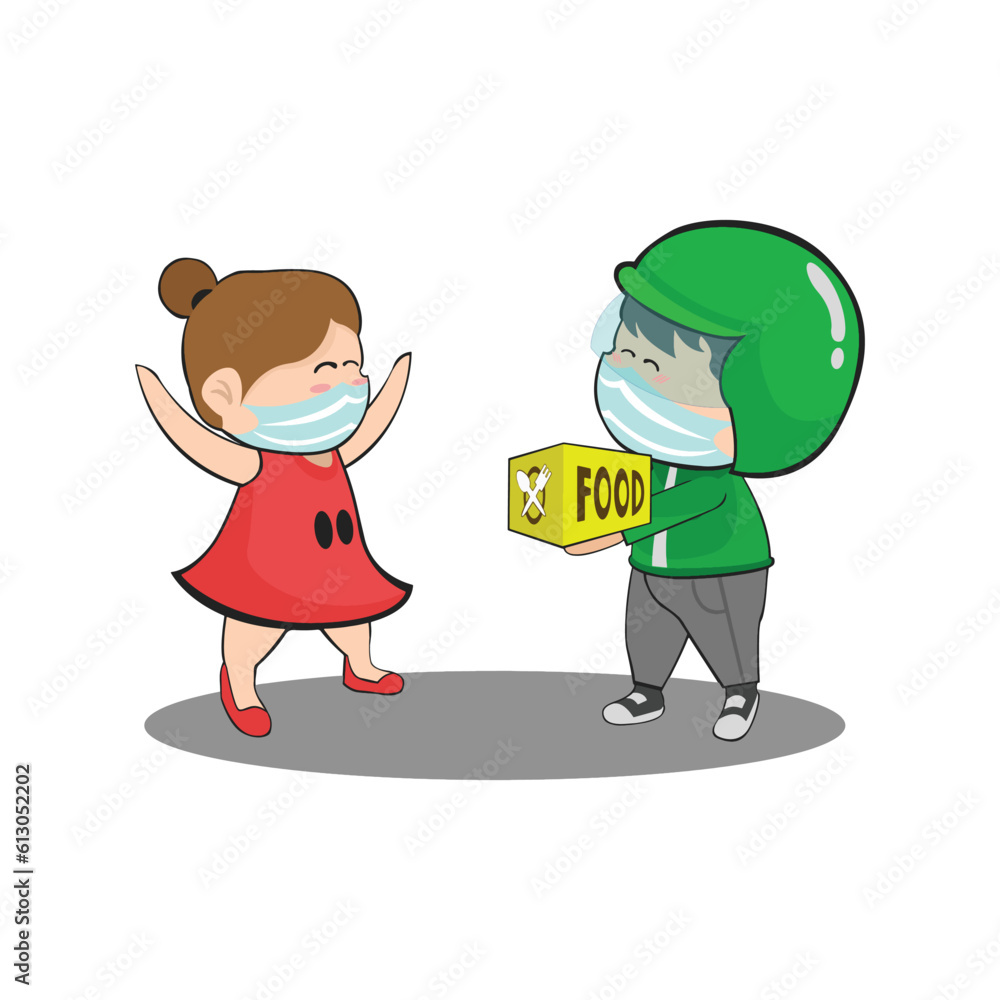 online motorcycle taxi character cartoon online motorcycle taxi character cartoon