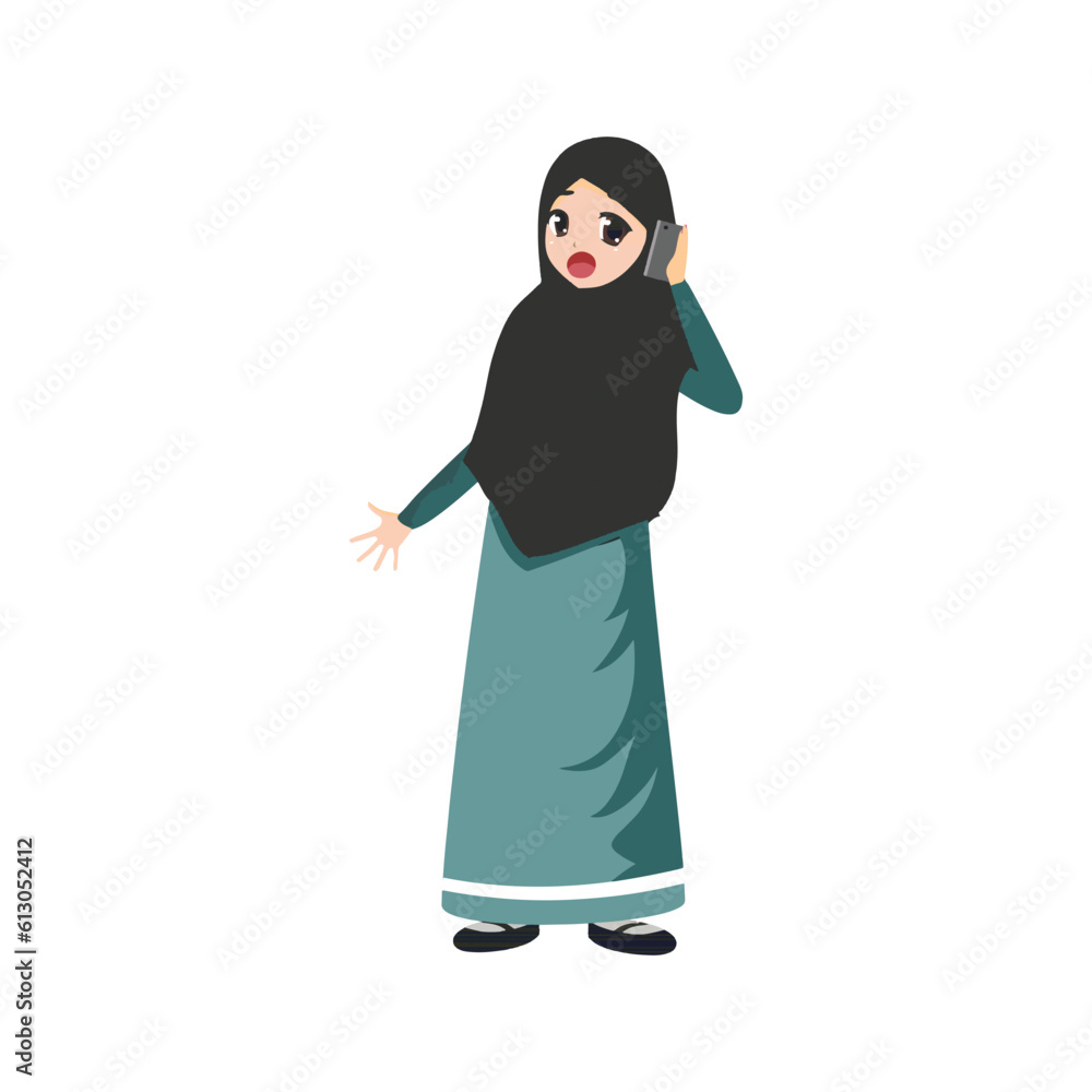 woman in islamic dress