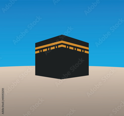 The Kaaba, Mecca, in Saudi Arabia