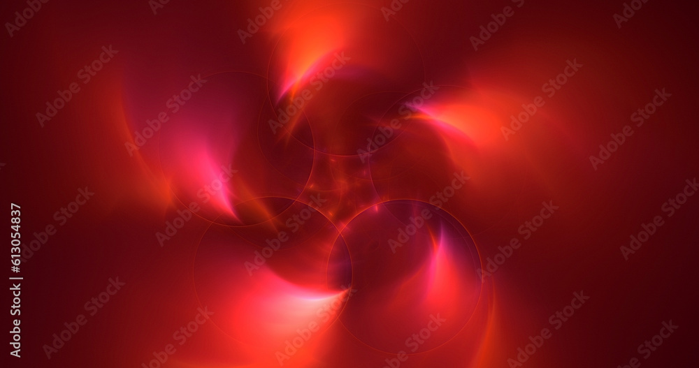 3D rendering abstract circle light background