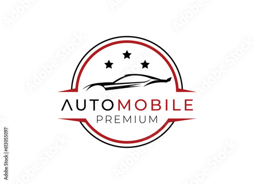 Cars garage, dealer, repair logo premium design concept. 