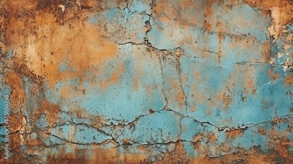 Old Grunge Copper Bronze Rusty Texture Background