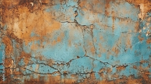 Old Grunge Copper Bronze Rusty Texture Background