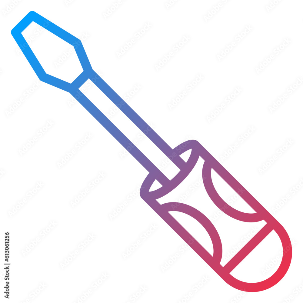 Vector Design Screw Driver Icon Style Vector Design Screw Driver Icon Style