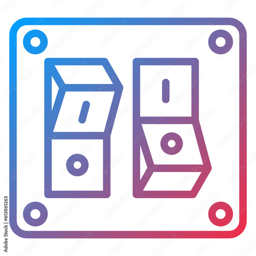 Vector Design On Off Switch Icon Style Vector Design On Off Switch Icon Style