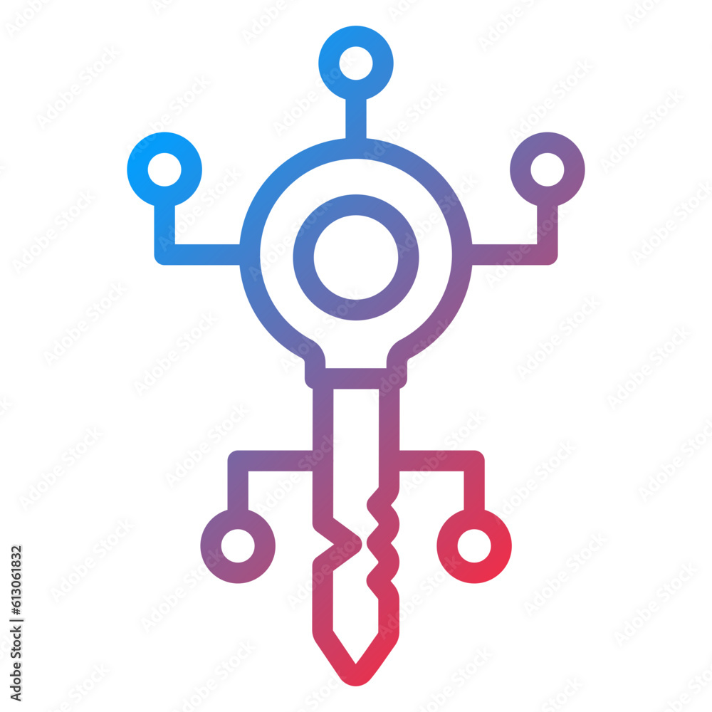 Vector Design Key Encryption Icon Style Vector Design Key Encryption Icon Style