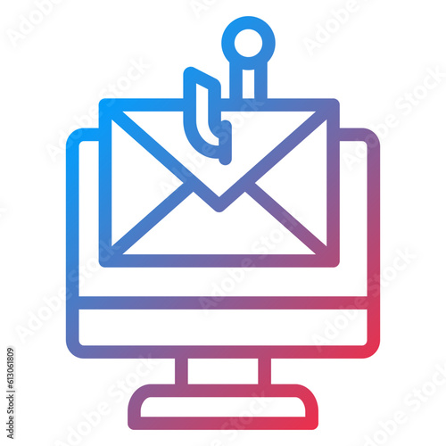 Vector Design Email Phishing Icon Style