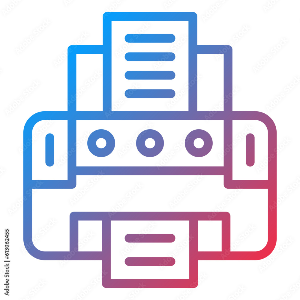 Vector Design Engineering Printer Icon Style Vector Design Engineering Printer Icon Style