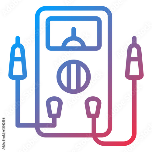 Vector Design Multimeter Icon Style