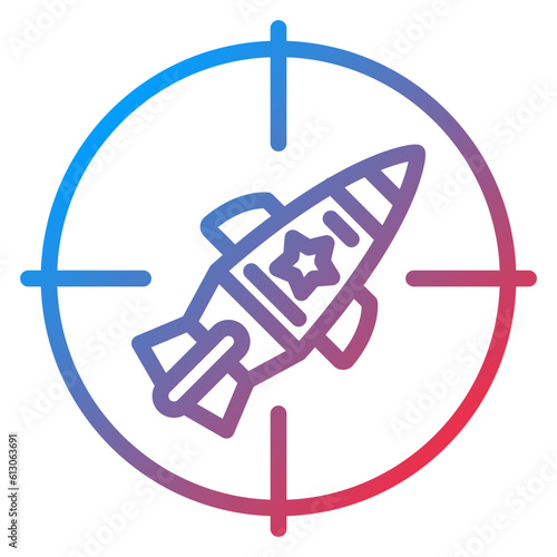 Vector Design Red Zone Icon Style