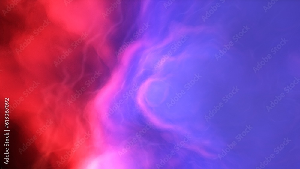 Deep space nebula with stars. Bright and vibrant Multicolor Starfield Infinite space outer space background with nebulas and stars. Star clusters, nebula outer space background 3d render
