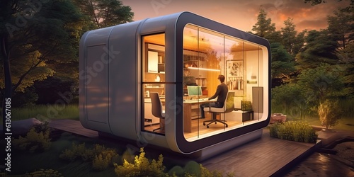 Tiny house with amazing des...
