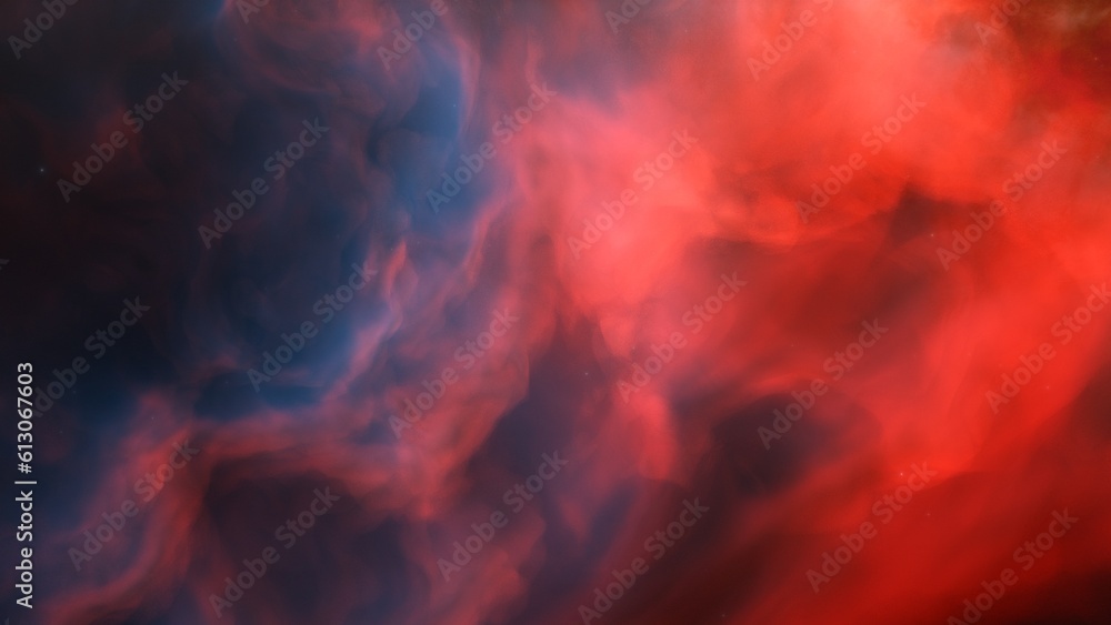 Space nebula, for use with projects on science, research, and education. Illustration