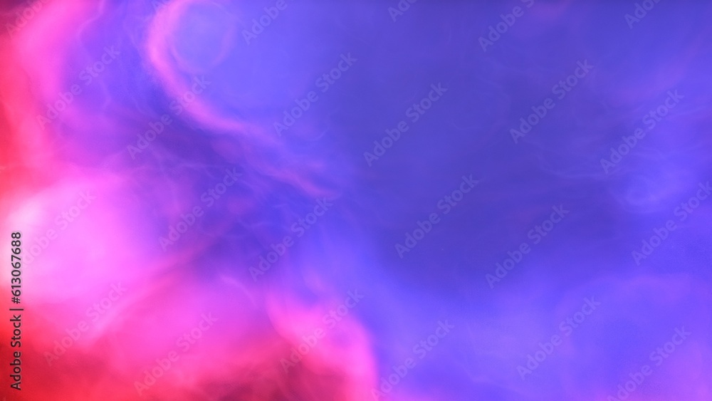 bright nebula, nebula in space, majestic red-purple nebula, beautiful space background 3D render
