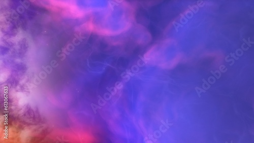 bright nebula, nebula in space, majestic red-purple nebula, beautiful space background 3D render 