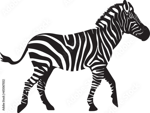 zebra vector silhouette