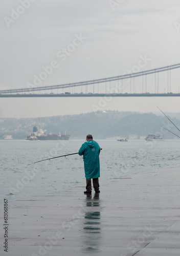 fishing on the river